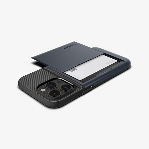 ACS04835 - iPhone 14 Pro Max Case Slim Armor CS in black showing the back